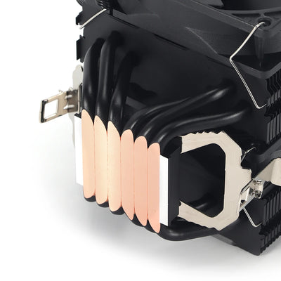 6 Heat Pipes CPU Cooler 4 Pin PWM RGB PC Quiet Intel LGA 1700 2011 2011-3 1200 1150 1151 X79 X99 E5 AMD AM3 AM4 CPU Cooling Fan