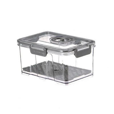 Sealed Refrigerator Storage Box Square Vacuum Refrigerator Fresh-keeping Box Transparent with Lid Food Container Products